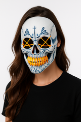 LED Mexican Catrin Skull Mask for Halloween