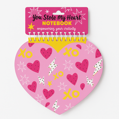 Spiral Heart Shaped Valentine's Day Notebook