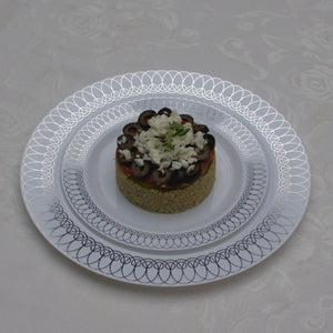 Silver Ovals Design Party Pack
