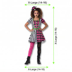 Girls' Carnival Terror Halloween Costume (XL 14-16)