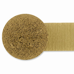 Gold Crepe Paper Streamer, 200-ft Roll