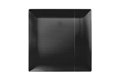 10.25 In. Black Zen Design Plates | 10 Count