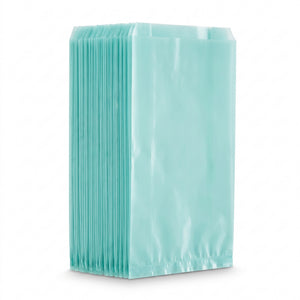 Robin's Egg Blue Large Cello Party Treat Bags, 11.5-Inch, 25-Pack