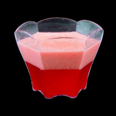 3 Oz. Miniature Flower Dessert Cup - 10 Ct.