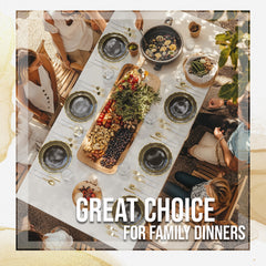 Smoke/Gold Petal Plates - Combo Pack 120/120