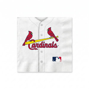 St. Louis Cardinals MLB Luncheon Napkins - 6.5 In. x 6.5 In.