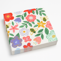 Spring Floral Luncheon Napkins - 2-Ply