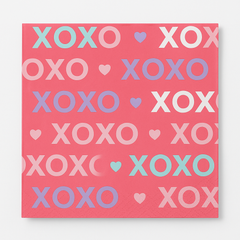 Lovely Hearts Valentine's Day Luncheon Napkins