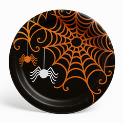Spooky Spider 6.75" Halloween Paper Plates