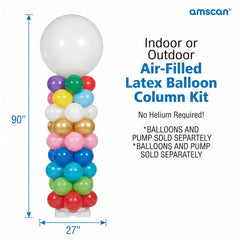 Versatile Balloon Column Kit with Stand - 7.5 ft