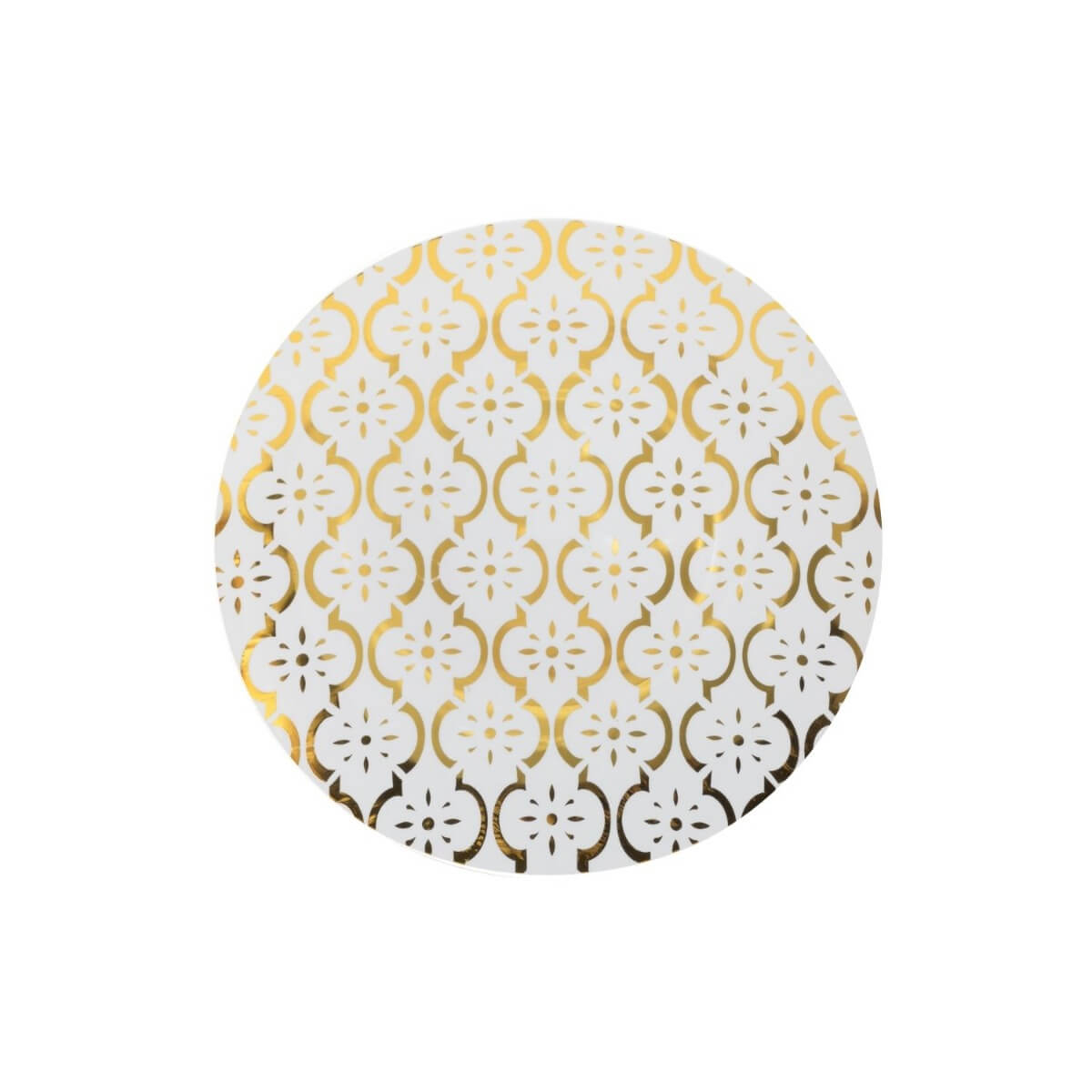 8 In. Moroccan Design Plastic Plates | 10 Count