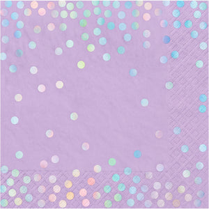 Opalescent Star Luncheon Napkins - 6.5 In. x 6.5 In.