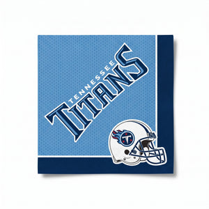Tennessee Titans NFL Luncheon Napkins - 6.5 In. x 6.5 In. - 36 Pack