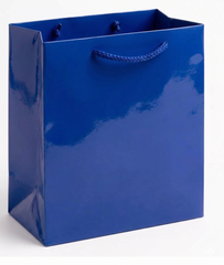 Glossy Royal Blue Medium Gift Bag