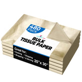 Gold Tissue Paper 20 In. x 30 In. | 480 Sheets