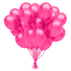 Unleashed - 12 In. Hot Pink Balloons | 72 Count