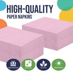 Pink Luncheon Napkins - 6.75 in. | 100 Count