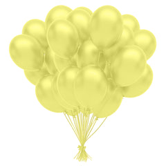 Unleashed - 12 In. Yellow Balloons | 72 Count
