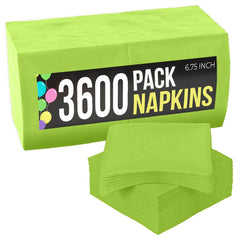 Lime Green Luncheon Napkins | Case of 3600