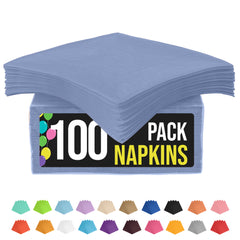 Silver Luncheon Napkins | 100 Count