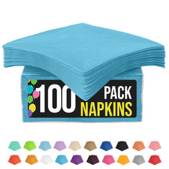 Turquoise Luncheon Napkins -100 Ct..