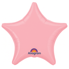New Pink Star Foil Balloon - 19 Inches