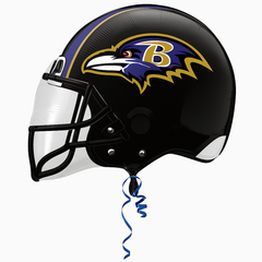 Baltimore Ravens NFL Helmet Super Shape Foil Balloon
