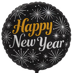 18-Inch Holographic New Year’s Eve Foil Balloon