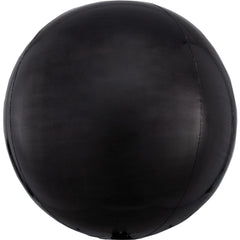 Sleek Black 16" Orbz Balloon