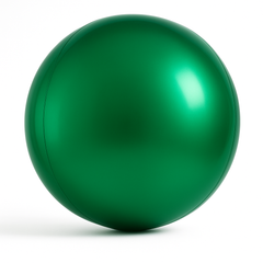 Festive Green Metallic Orbz Balloon - 16 Inch