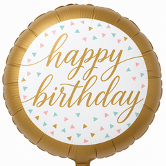 Elegant Pastel Confetti Foil Balloon - 18"