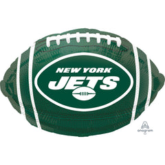 New York Jets Football-Shaped 18" Mylar Balloon