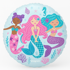 Shimmering Mermaid Foil Balloon - 18-Inch