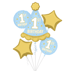 Little Mister 1st Birthday Balloon Bouquet
