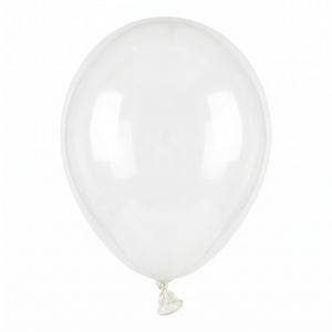 Clear 5" Mini Latex Balloons, 50-Pack