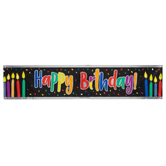 Colorful Birthday Candles Banner