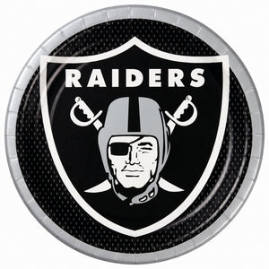 Las Vegas Raiders 9" Round Paper Plates