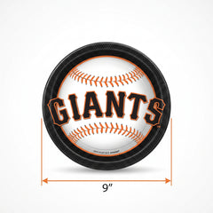 San Francisco Giants 9" Round Paper Plates