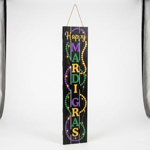 Mardi Gras Masquerade Hanging Sign