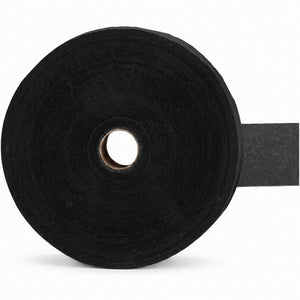 Jumbo Black Crepe Paper Streamer - 500ft