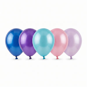Cosmic Pearl Assorted Latex Balloons, 5-Inch, 25-Pack