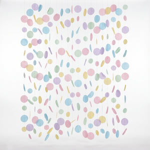 Pastel Circle Tissue Backdrop Decoration