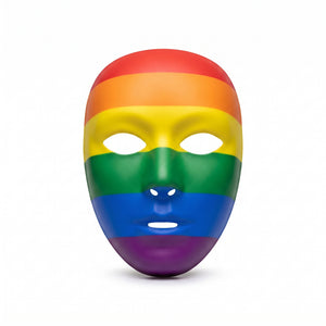 Colorful Rainbow Full Face Mask - Perfect for Team Spirit and Costume Events