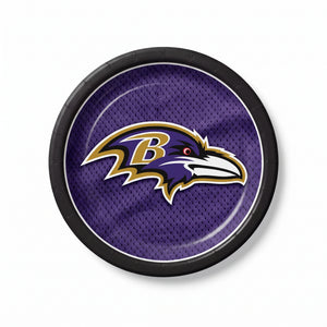 Baltimore Ravens 7" Round Paper Plates