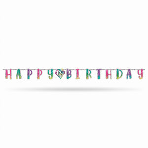 Sparkle Add-an-Age Customizable "Happy Birthday" Banner