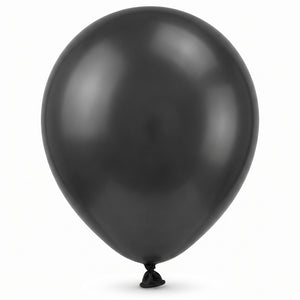 Luxaire Premium 12" Black Latex Balloons - Pack of 25