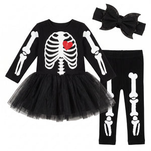 Infant Skeleton Tutu Halloween Costume