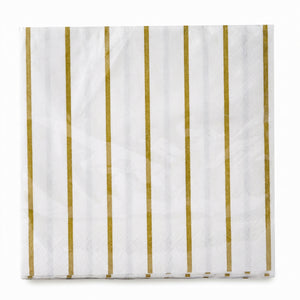Elegant Gold Motif Luncheon Napkins - 6.5 In. X 6.5 In.