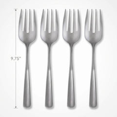 Gold Plastic Serving Forks - 9.75" (Pack)