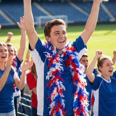 Patriotic Team Spirit Feather Boa